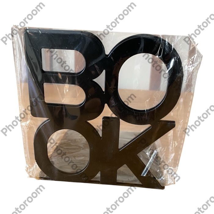 NEUF Serre-livres métal noir Book