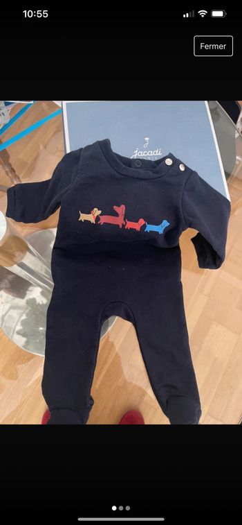 Pyjama jacadi avec boîte cadeau