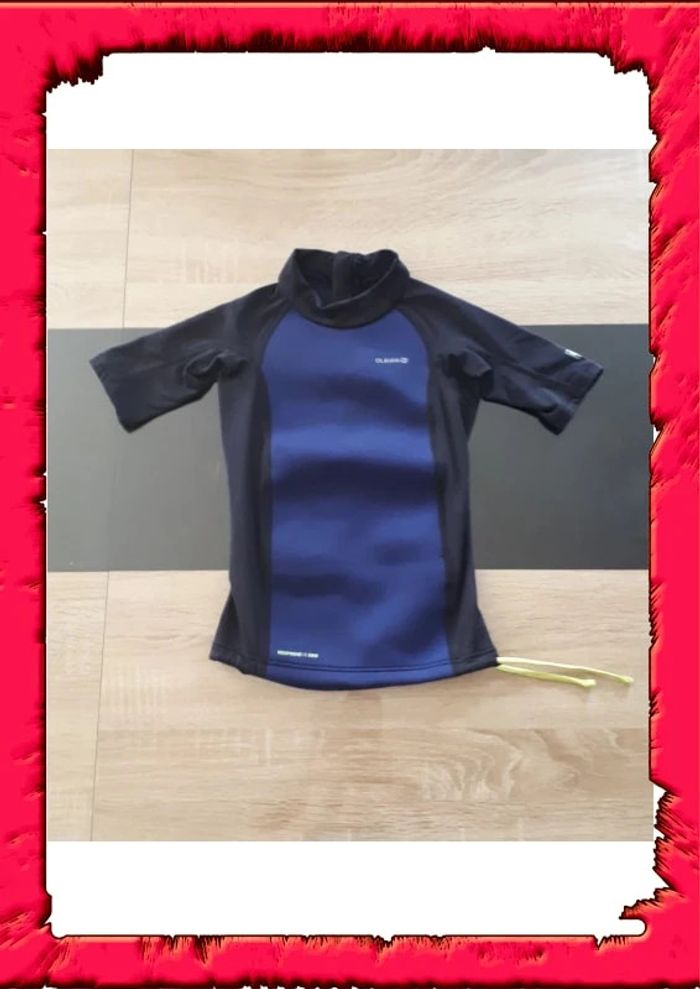 Tshirt anti uv top thermique neoprene 1,5mm 6 ans