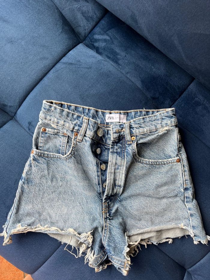 short en jean zara
