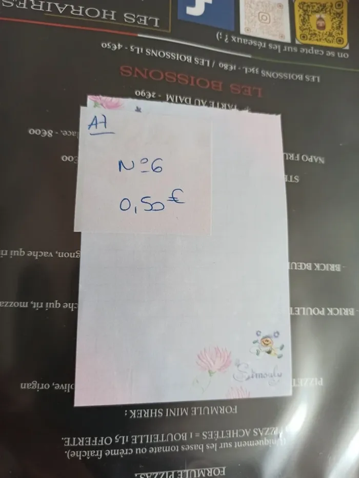 Feuille Diddl A7 6 0,50€