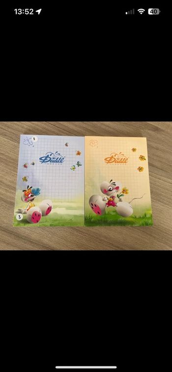 Lot de 2 feuilles diddl forever