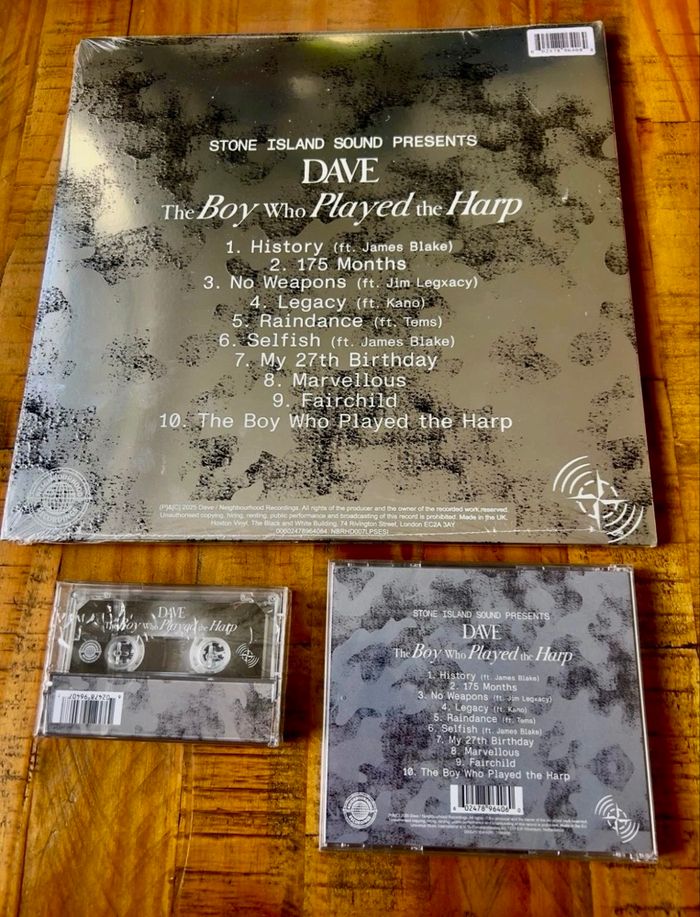Vinyl Stone Island x Dave - photo numéro 3