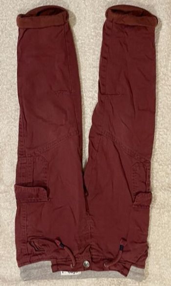 Pantalon cargo doublé taille élastique 3a