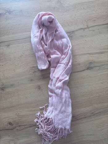 Écharpe rose femme