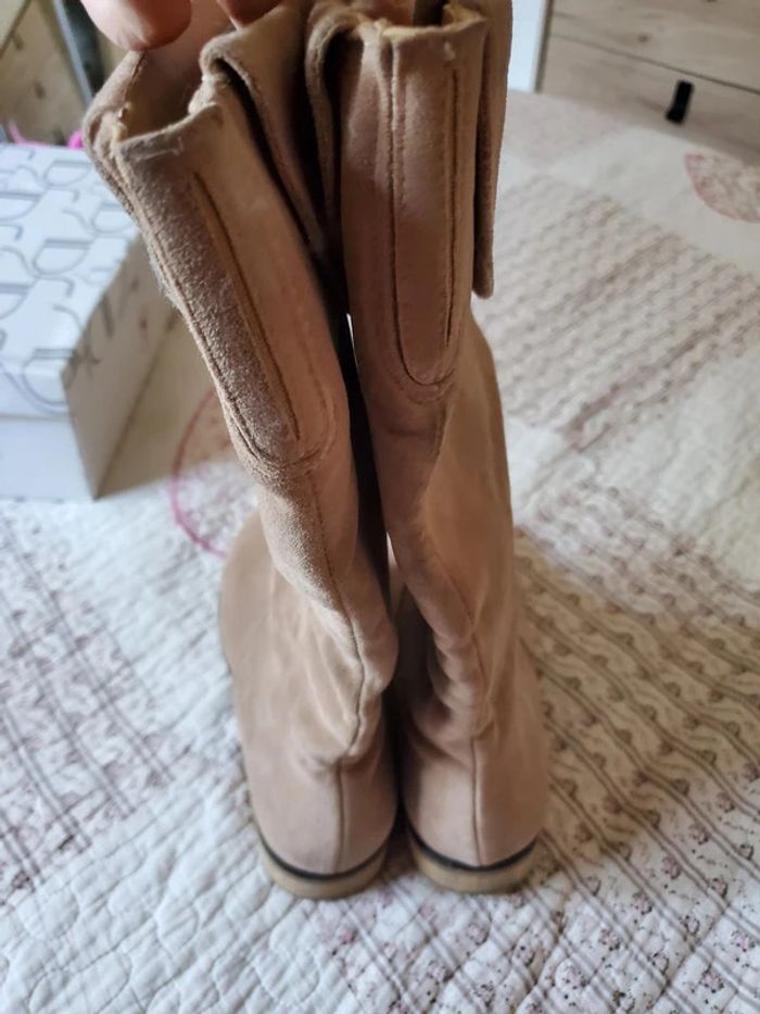 Bottes camel taille 36 toute neuve - photo numéro 7