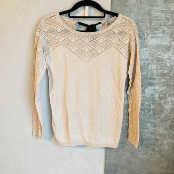 Pull Etam | beige & noir | 36 🌸