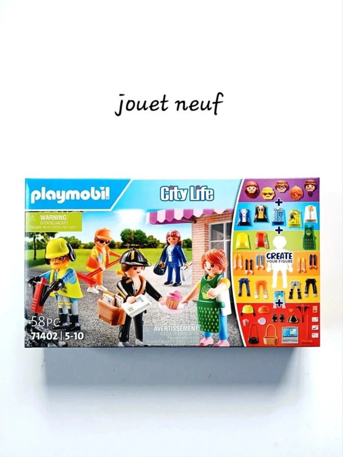 Playmobil 71402 My Figures : Métiers, 5 Personnages