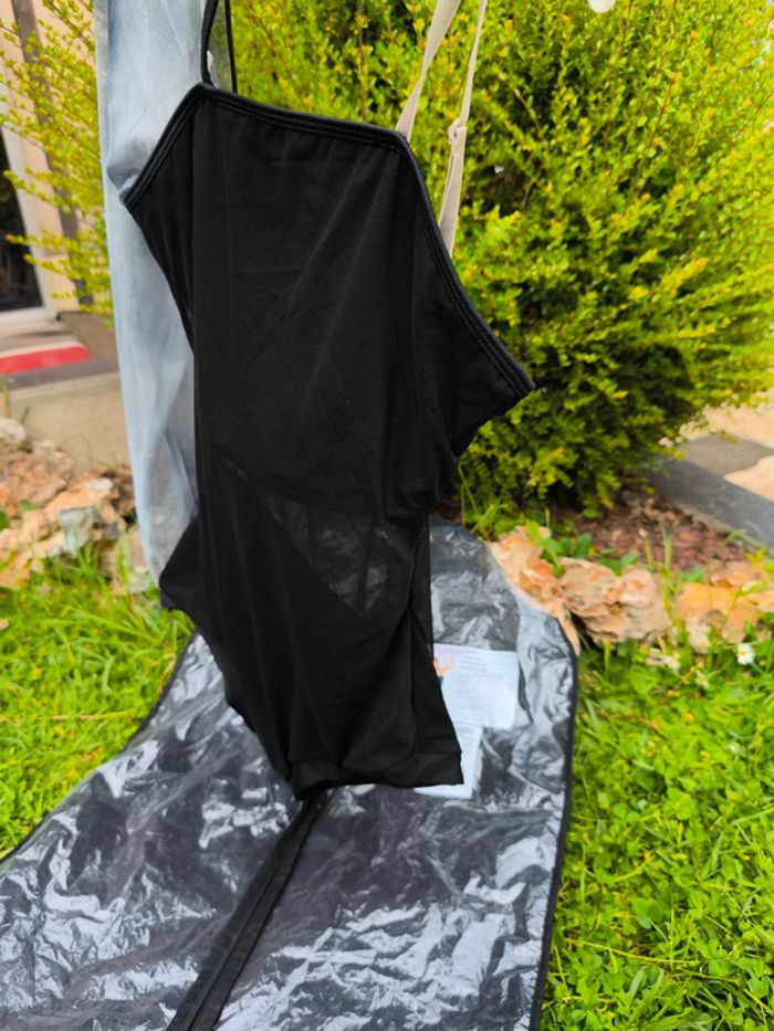 Costume scène body 36 s danse dance Aubrey noir black curtain call ame move patinage gymnastique - photo numéro 8