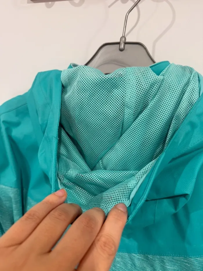 Veste imperméable bleu turquoise Quechua taille L - photo numéro 4