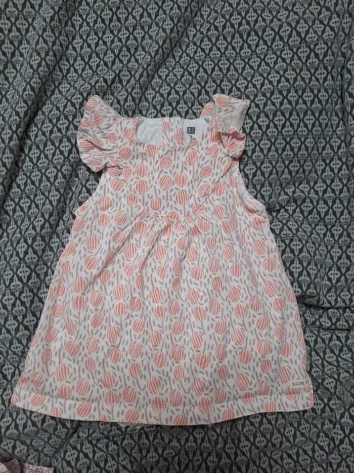 Lot 4 robes manche courtes 6mois - photo numéro 4