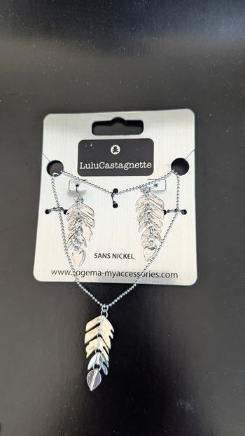 Collier + boucle d'oreille