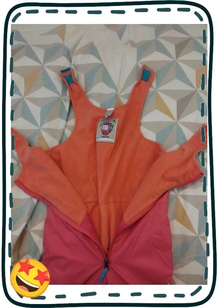 Combinaison à bretelles fille taille 3-4 ans - photo numéro 3