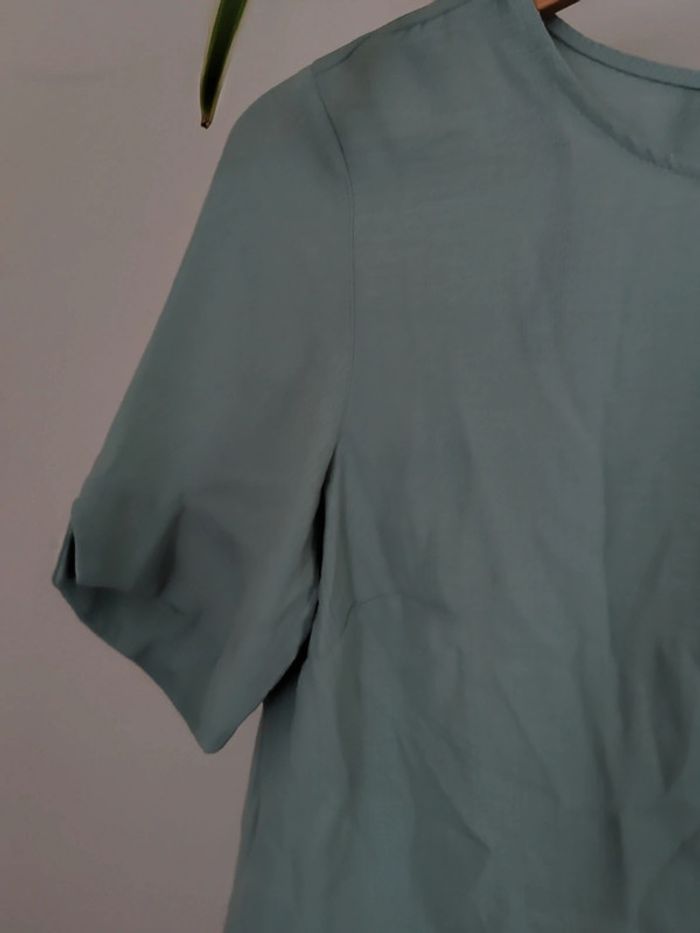 T-shirt blouse fluide manches courtes - photo numéro 4
