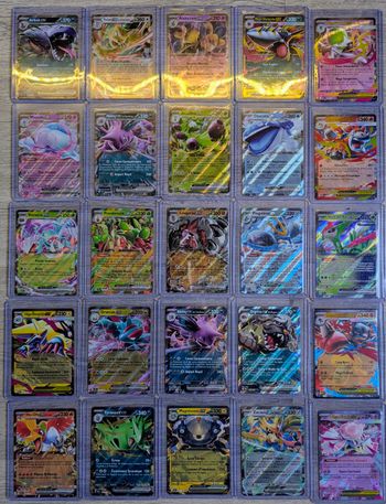 Beau Lot de 25 cartes Pokémon EX en Superbe état , 