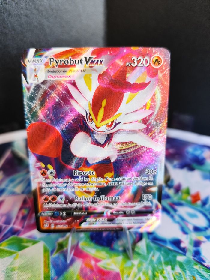 Carte pokémon neuve 🇨🇵 Pyrobut Vmax 036/192 Clash des rebelles - photo numéro 2