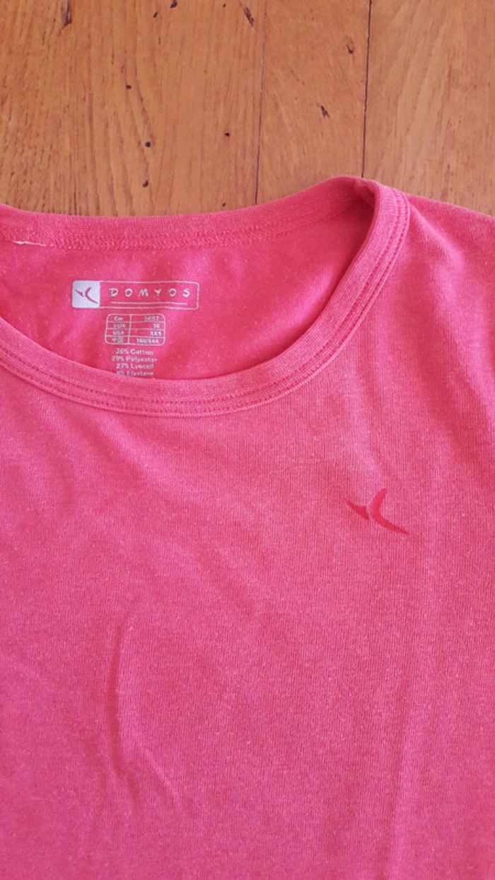 Tee-shirt Domyos rose taille 36 - photo numéro 2