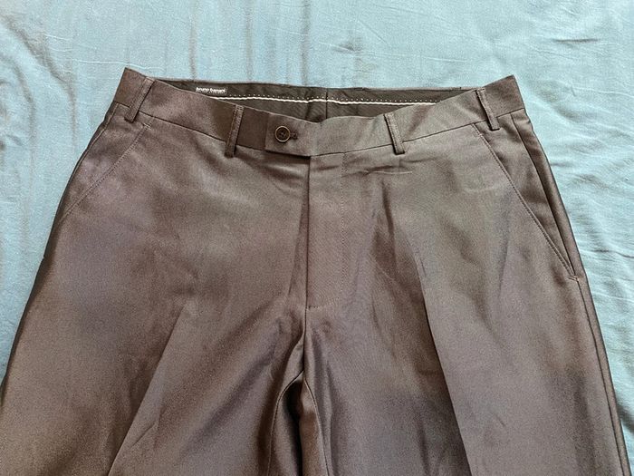Pantalon de costume gris métallique - photo numéro 6