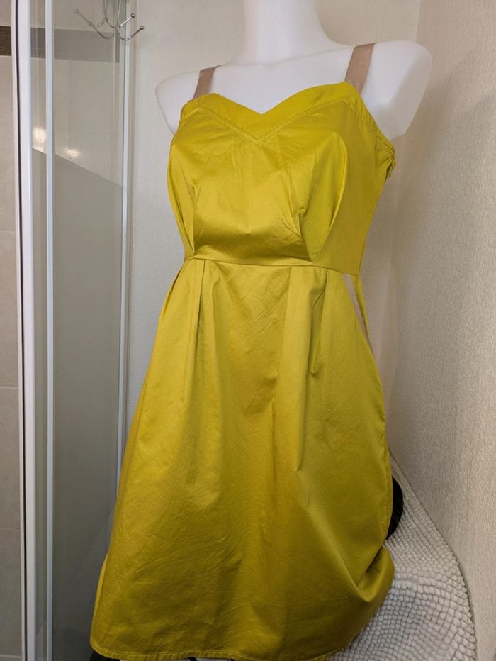 Robe à bretelles pistache Kookaï 40 - photo numéro 9