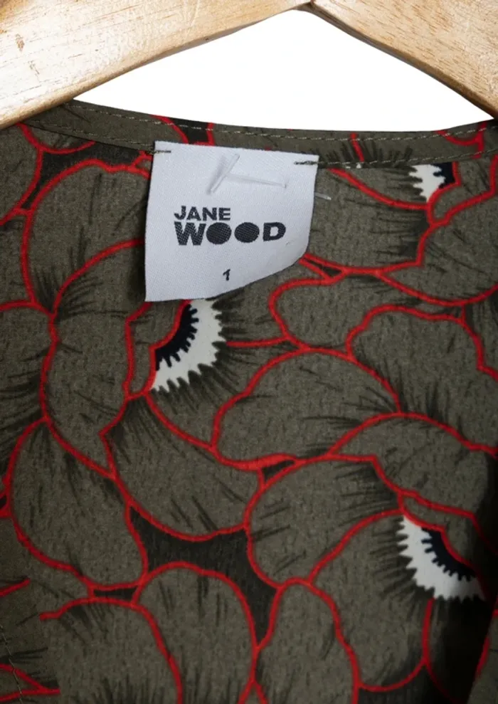 Robe portefeuille imprimée – Jane Wood Taille : 1 - photo numéro 9