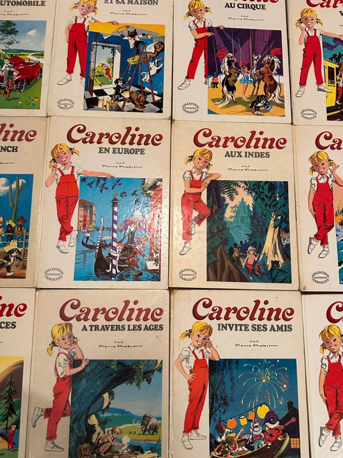 Bon état - Lot de 14 livres Caroline grands albums Hachette anciens bd - photo numéro 7