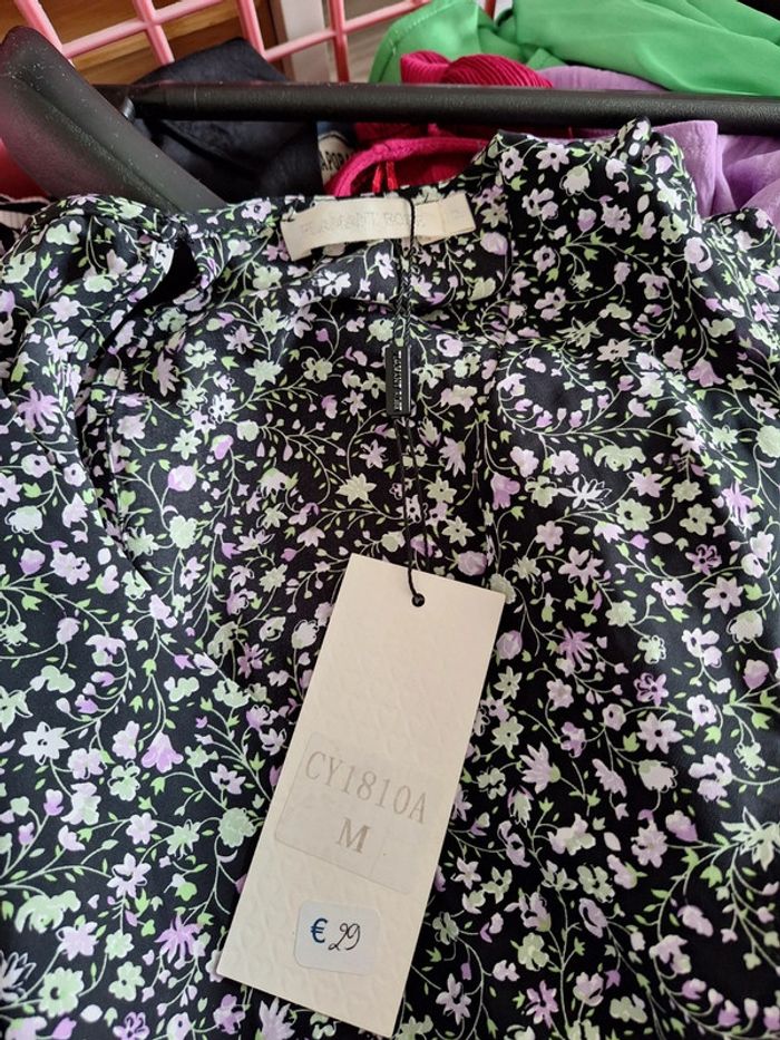 Combishort fleuri femme t38 neuve avec étiquette - photo numéro 3