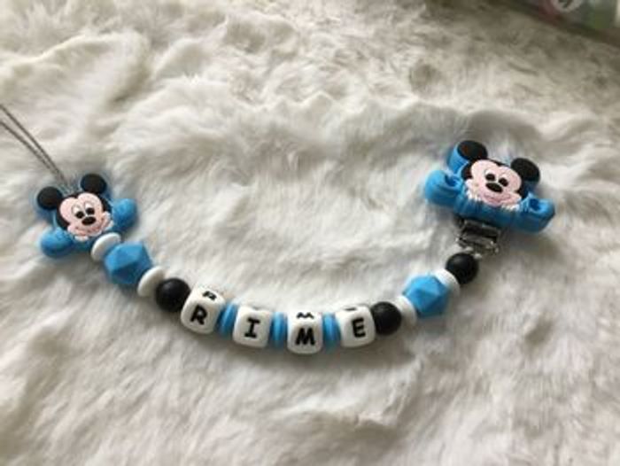 Attache tétine personnalisé Mickey