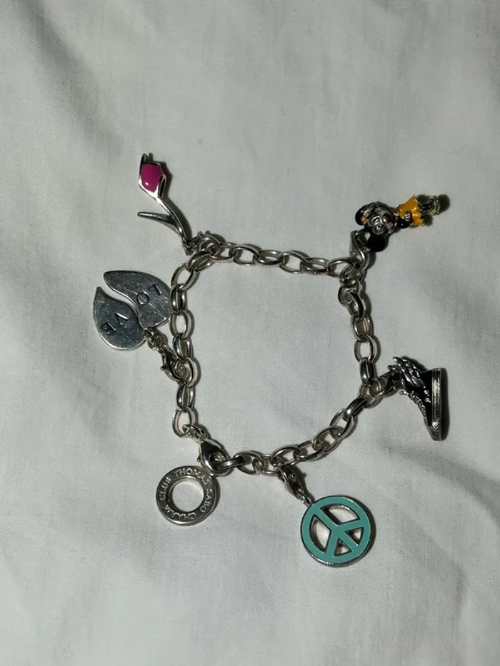 Bracelet Thomas Sabo Charm Club argent 925 avec 6 charms