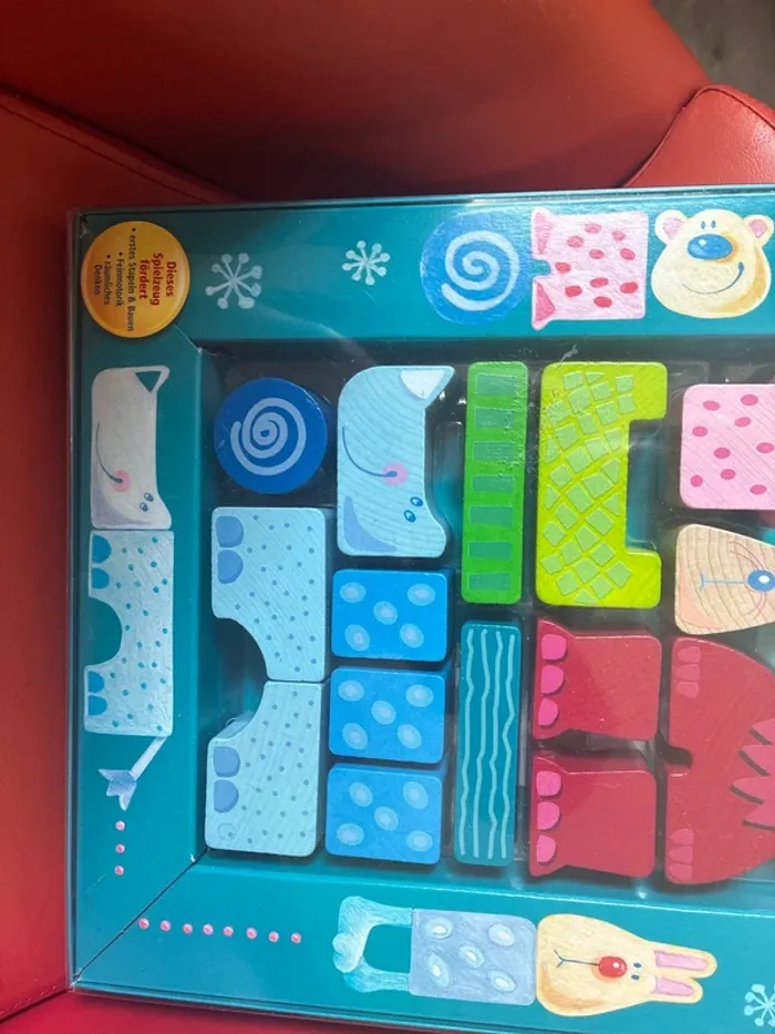 Haba zoolino maxi neuf blocs de construction en hêtre - photo numéro 3