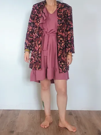 veste à fleur Lh T44