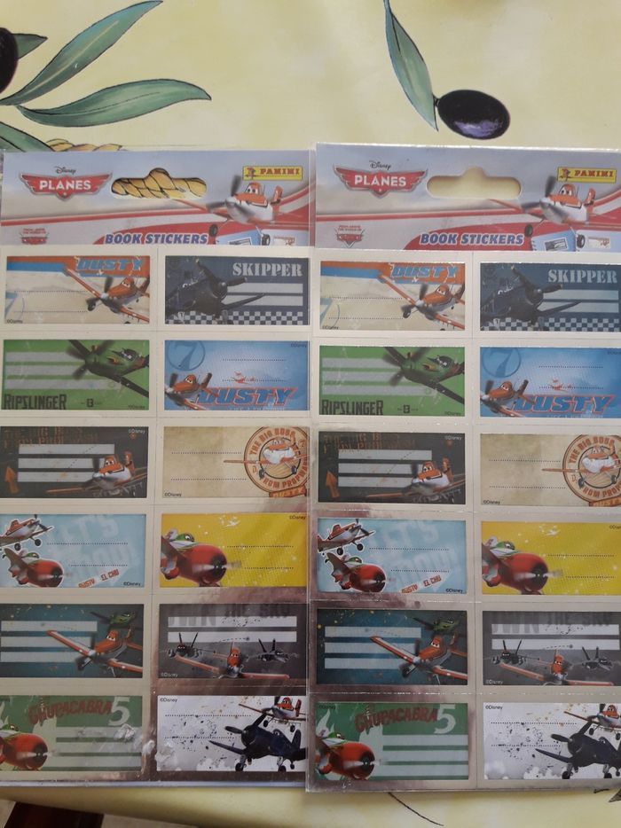 Planes - Book stickers