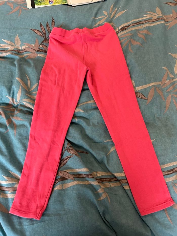 Pantalon / jegging / bas de survêtement rose 8 ans okaidi - photo numéro 3