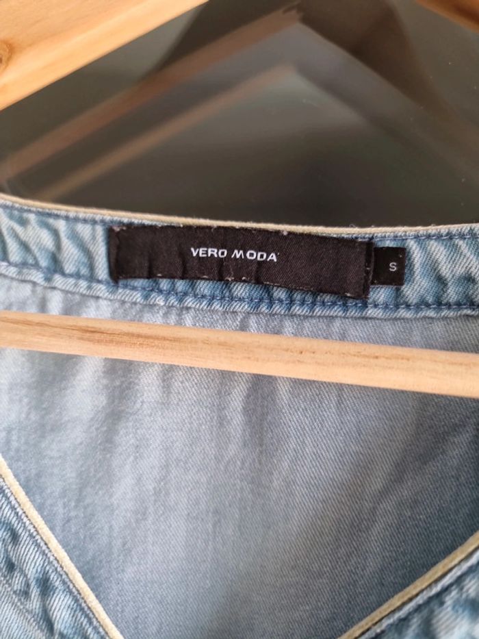 Blouse jeans vero moda taille s - photo numéro 2
