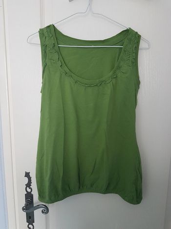 Débardeur vert Promod T1