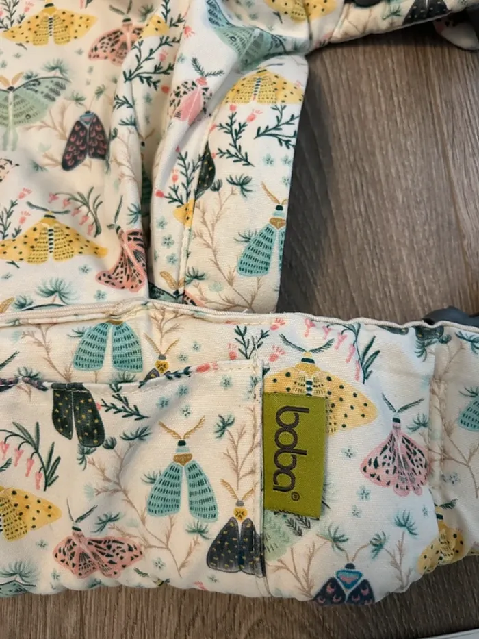 Porte bébé Boba X confortable naissance 20kg motif papillon - photo numéro 6