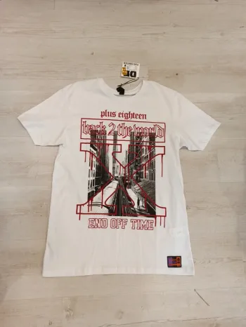 Tee shirt blanc et rouge homme xl
