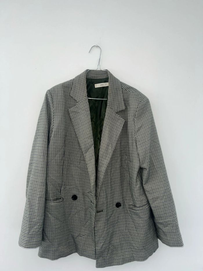 blazer à carreaux - Mango - photo numéro 2