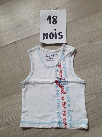 Maillot t-shirt 18mois garçon