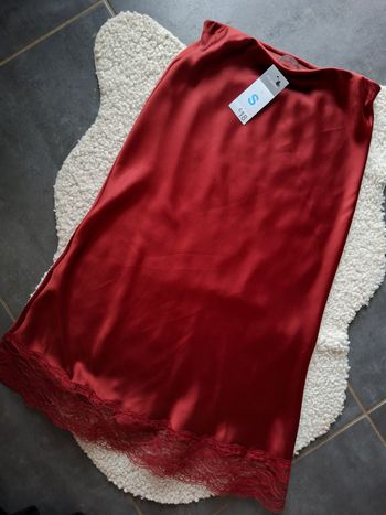 Jupe longue brique S 36 38 neuf primark avec dentelle 