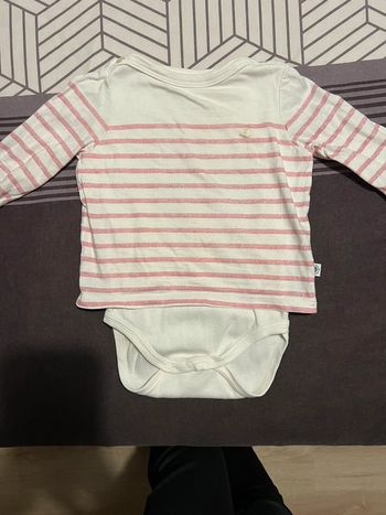 Body 2 en 1 petit bateau fille