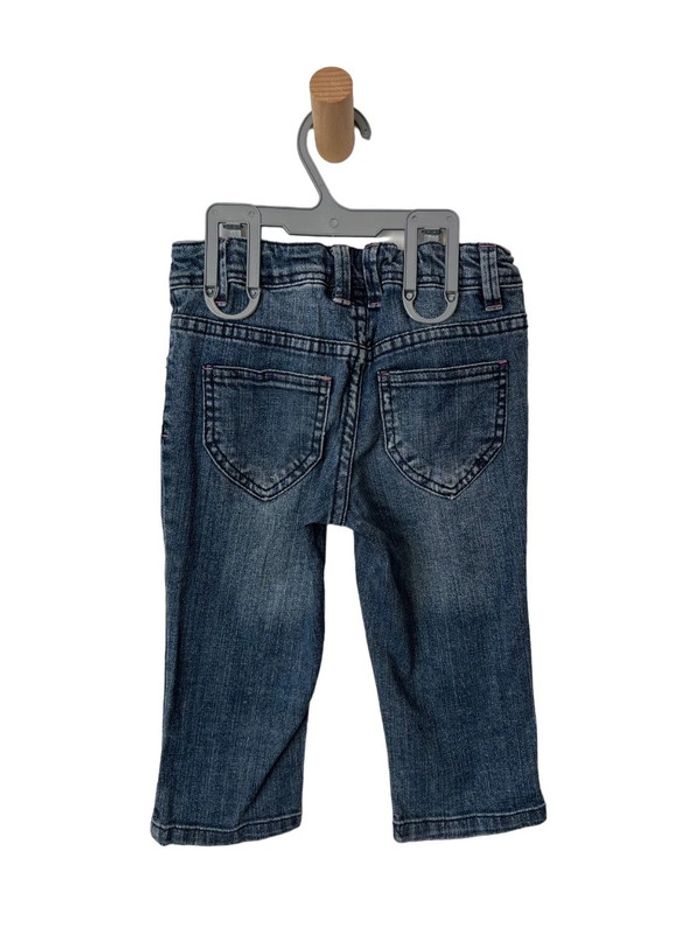 Pantacourt en jean bleu denim - Vynil Fraise 6 ans - photo numéro 3