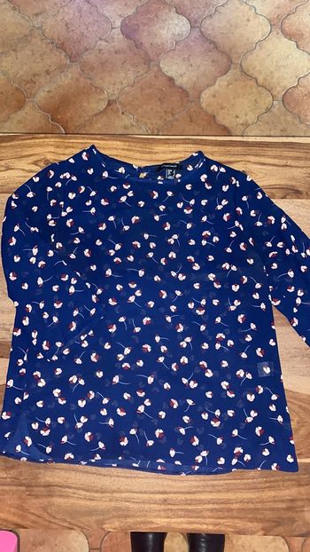 Blouse bleu marine taille 40