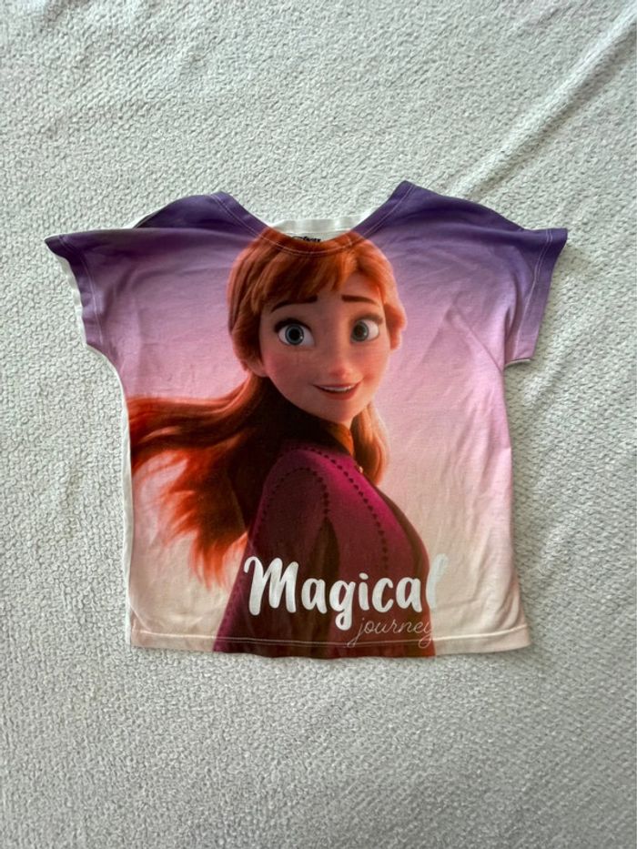 T-shirt fille reine des neiges 5-6 ans