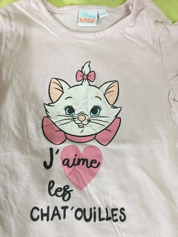 lot tee shirt +short 2 ans - photo numéro 3