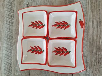 coupelles pour l'apéritif piment espelette