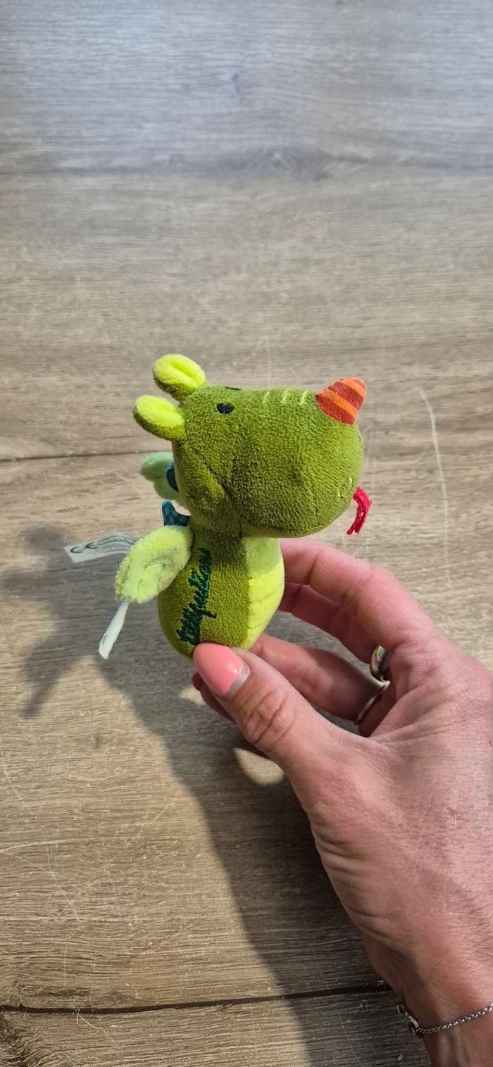 Mini hochet tissus Walter le dragon - photo numéro 2