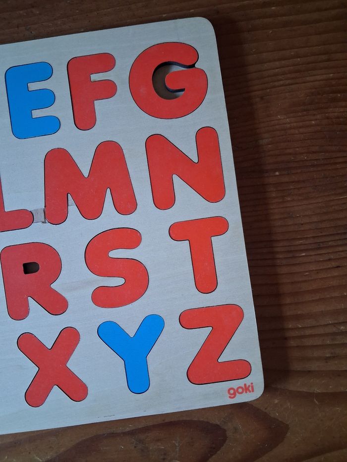Jeu en bois Alphabet - Goki - photo numéro 2