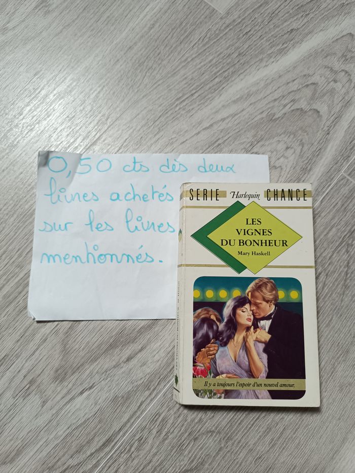 Livre Harlequin série Chance