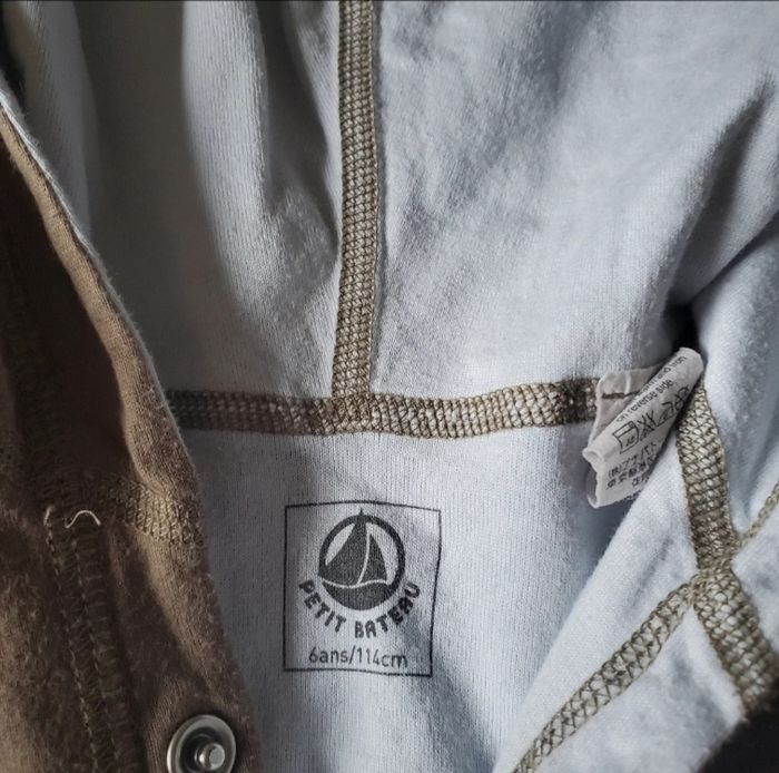 robe de chambre coton petit bateau 6ans - photo numéro 4