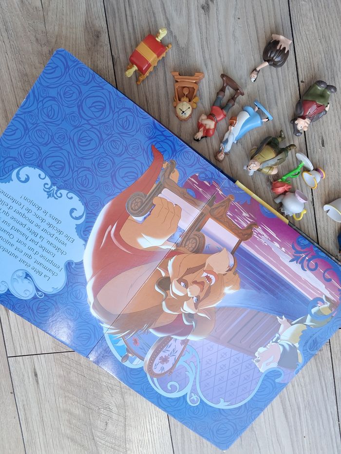 Livre comptines et figurines : la belle et la bete - photo numéro 5